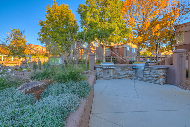 Outdoor patio with grills - Altezza High Desert