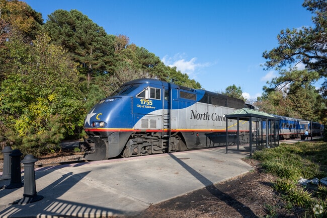 You can catch the Amtrak to many destinations from the train station in Cary.