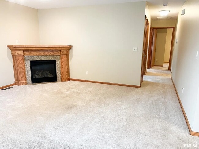 Living room fireplace - 1138 Breeze Way