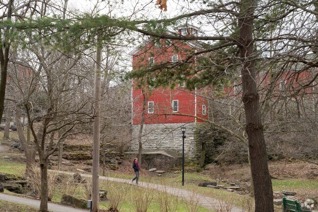 This old mill in Amherst has served as a background for thousands of wedding photos.