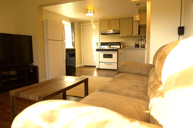 Sala de estar luminosa y cómoda con Smart TV de 55" - 10207 Oak Ave