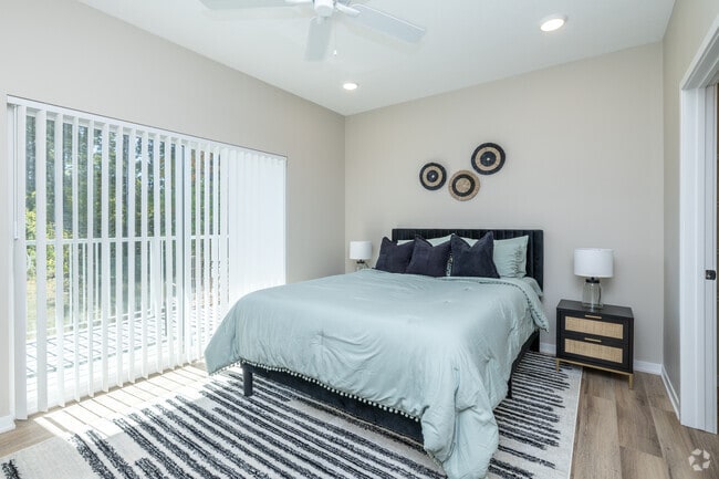 2BR, 2.5BA - 1,381SF - Primary Bedroom - The Pines of Rochester