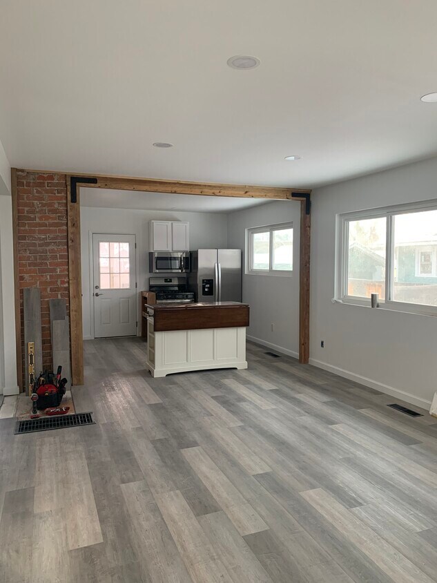 Great Room Kitchen and Living Room open space - 225 E Washington St