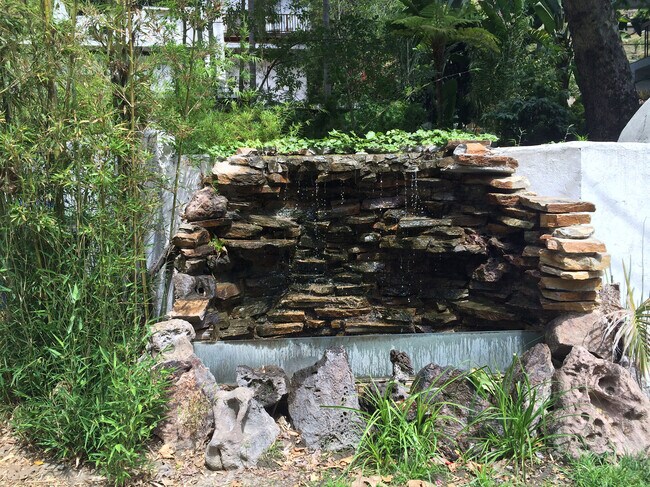 cascada exterior - 2366 Nichols Canyon Rd