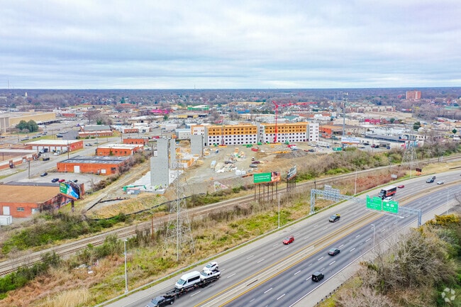Aerial Photo - The Foundry Apartments