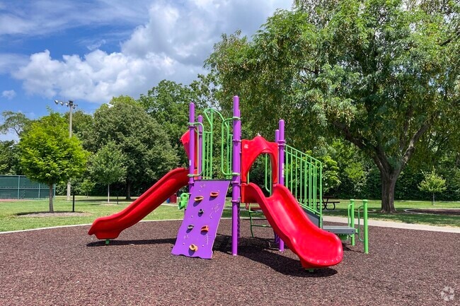 John F. Kennedy Park has playgrounds for kids in Reynoldsburg.