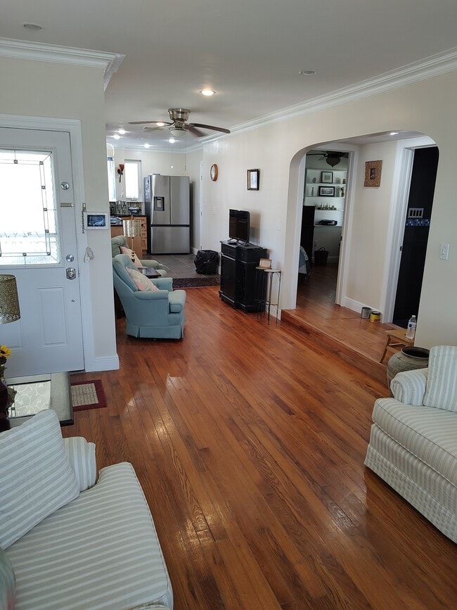 View of Living Room into TV Room and Kitchen - 3601 Alabama Ave NE