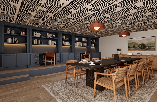 Espacios de estudio elevados - Empire Columbia Apartments