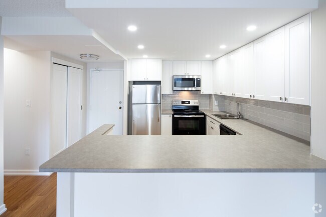 2 chambres, 1 salle de bain, variante A (concept ouvert) - Cuisine - Prince William Apartments