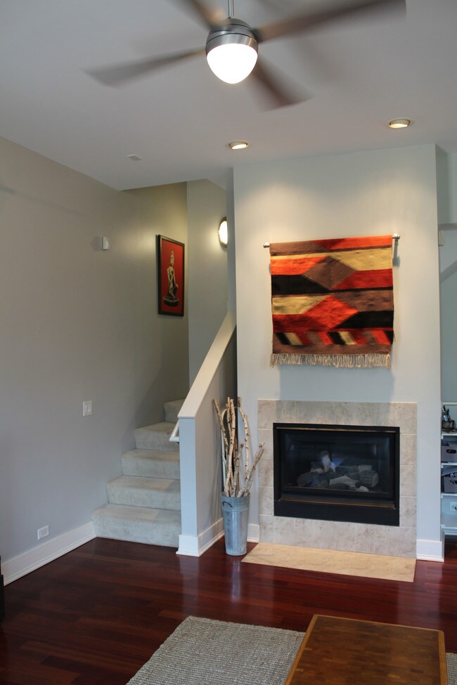 Chimenea en la sala de estar - 1019 Marcy Plaza