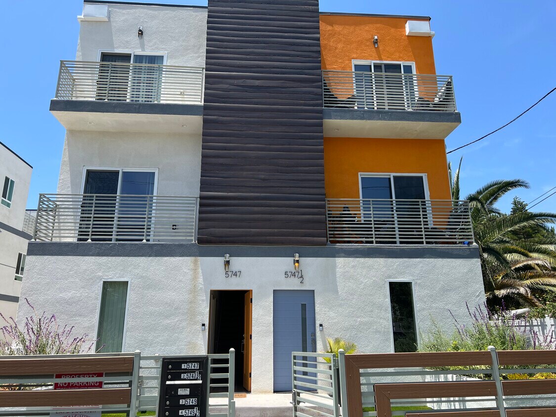The 2 Front Units of the Property side by side - 5747 Fulcher Ave