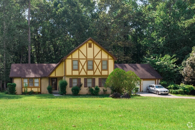 Historic Tudor architectural style homes can be found preserved in Stonecrest.