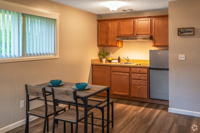1BR, 1BA, - 540SF - Kitchen - Parkview Apartments - 55+ Senior Apartments