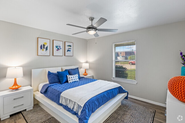 Primary Bedroom - The Hayes Apartments