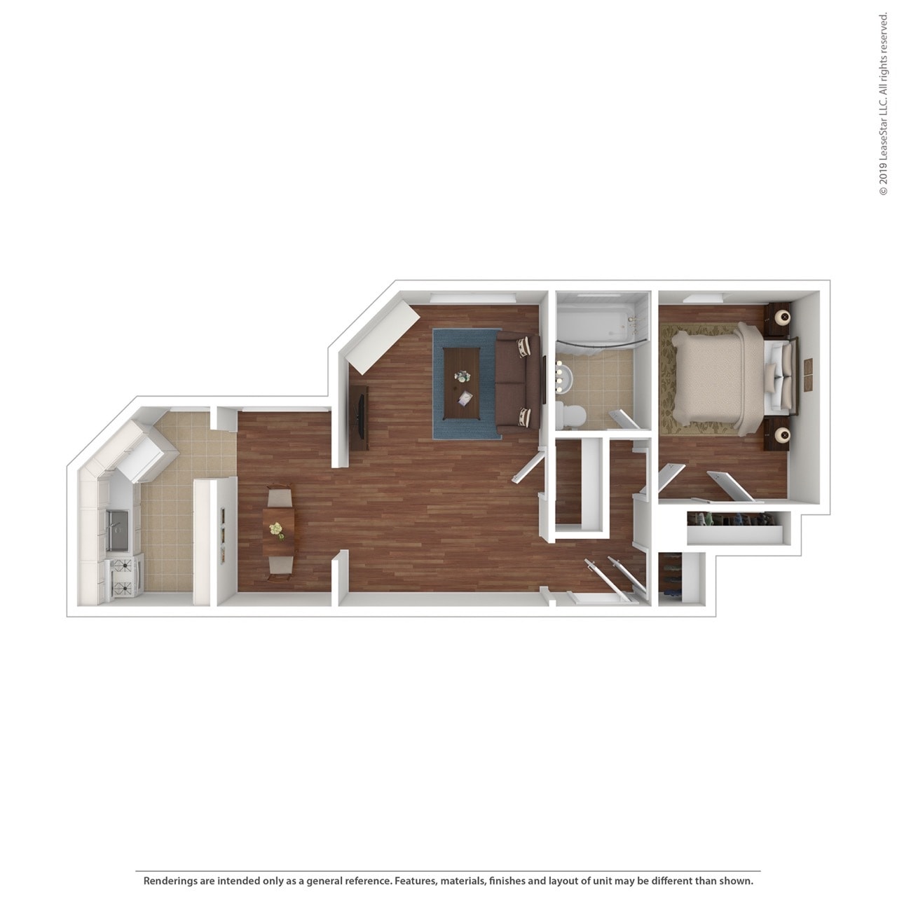 Lewis Manor Apartments – 1 Bedroom 1 Bath