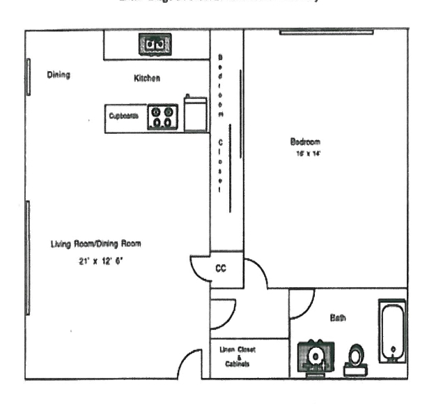 Planta - Skyview Apartments