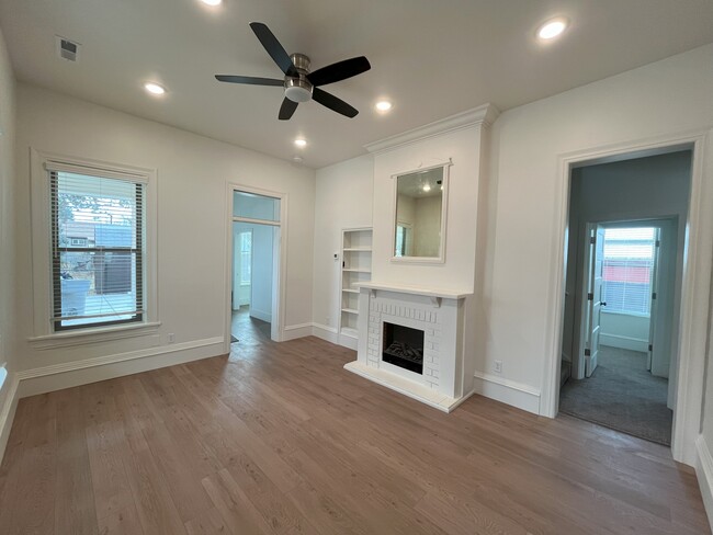 Livingroom with Electric Fireplace - 555 N 300 E