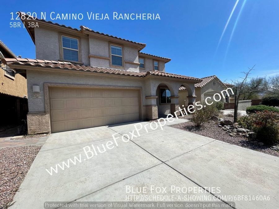 12820 N Camino Vieja Rancheria House for Rent in Oro Valley, AZ