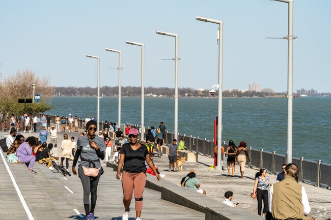 The Detroit River Front was voted Best in America in 2021, 2022 and 2023.