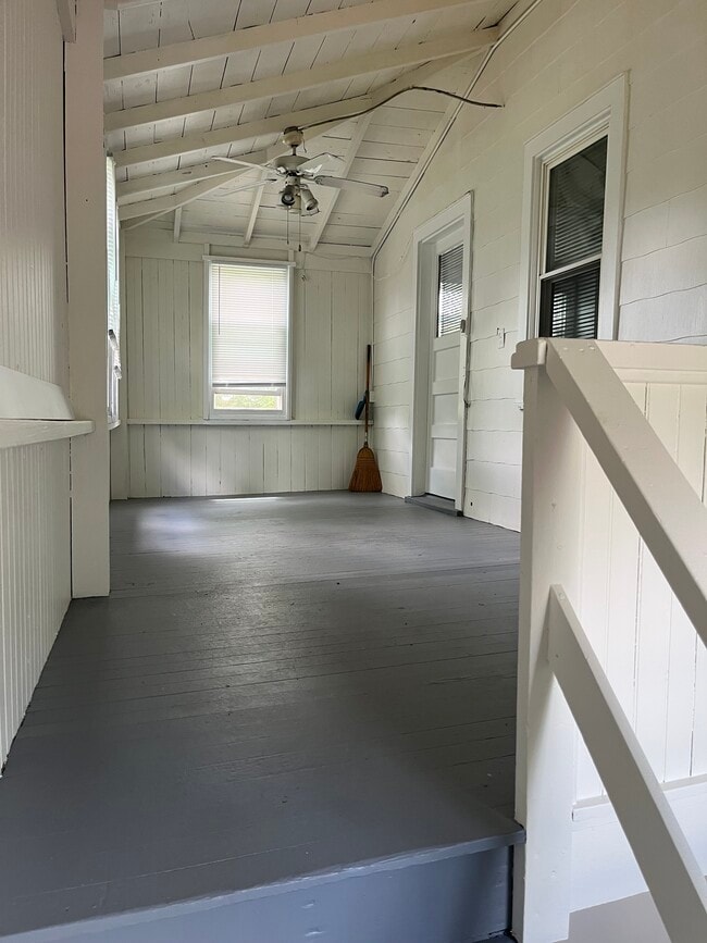Covered porch, rear entrance - 217 N 6th St