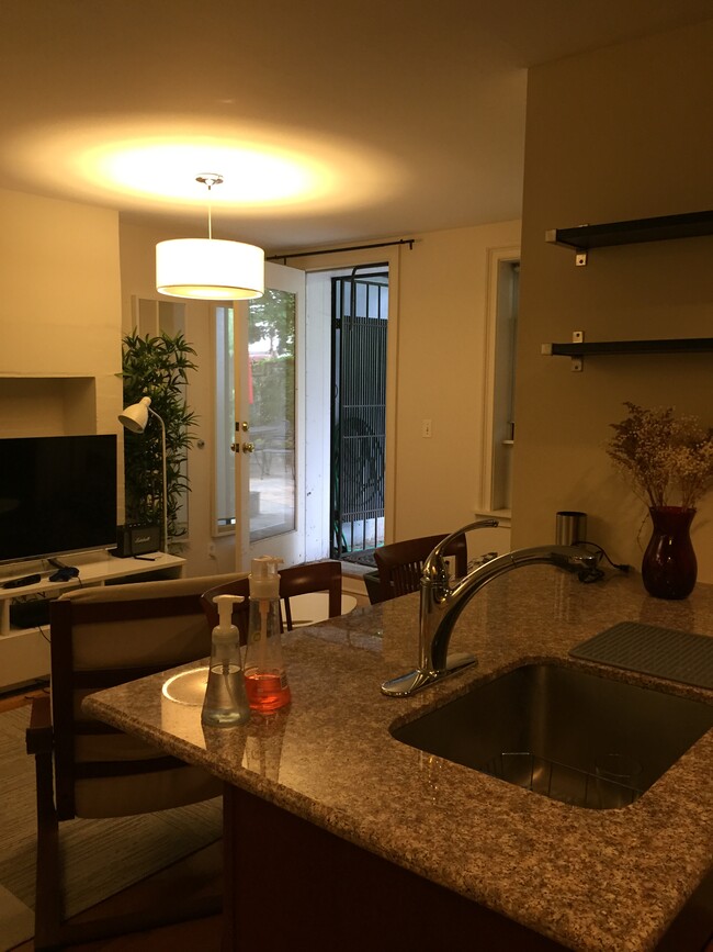 main room with door to garden - 487 13th St