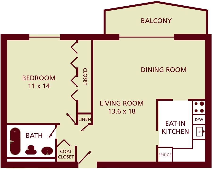 Normandy Towers Apartments – 1BR Deluxe
