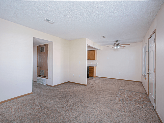 Ceiling Fan in Dining Room Area - Ridgeport Apartments and Townhomes