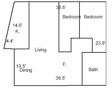 Plano de planta - 4200 Cathedral Ave NW