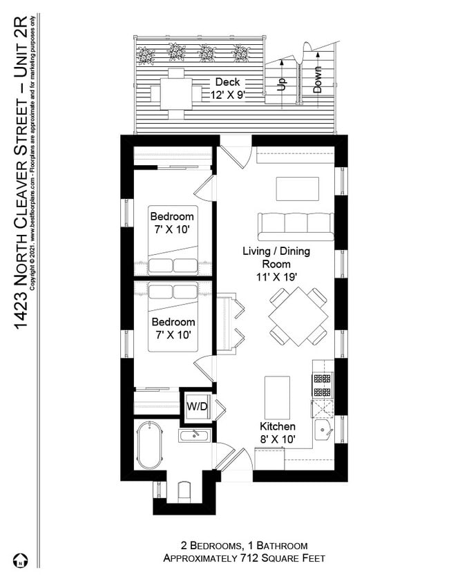 Building Photo - 1423 N Cleaver St