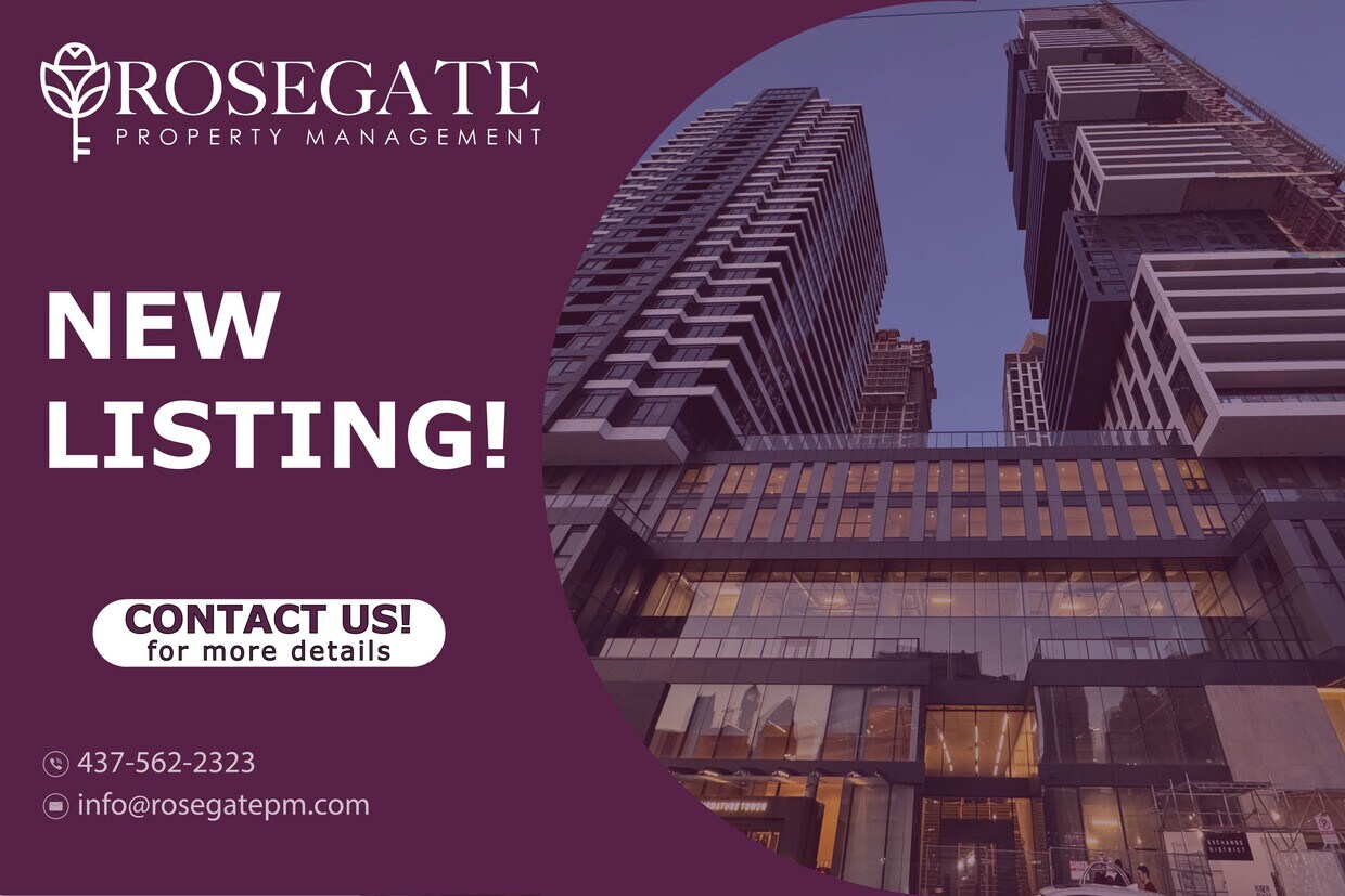 Photo principale - Luxury 1 Bedroom + Den Condo with Balcony & Included Internet in Mississauga