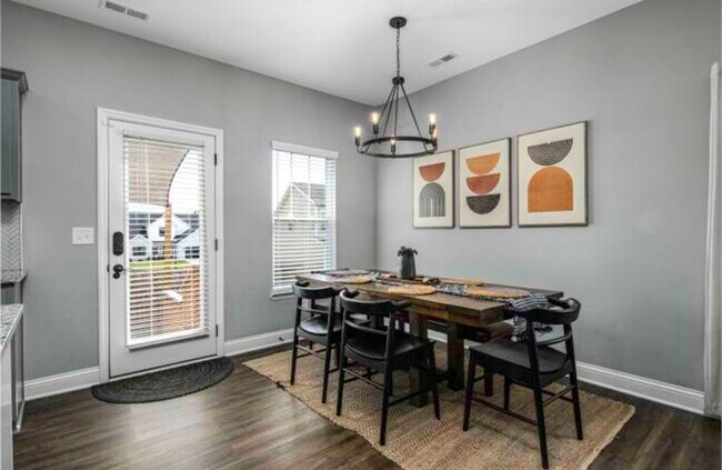 Dining Area with Door to Patio - 720 Shaker Dr