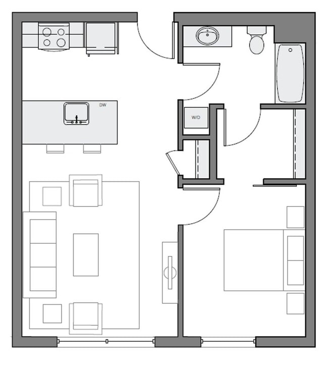 Interior Photo - Crane Interbay Apartments
