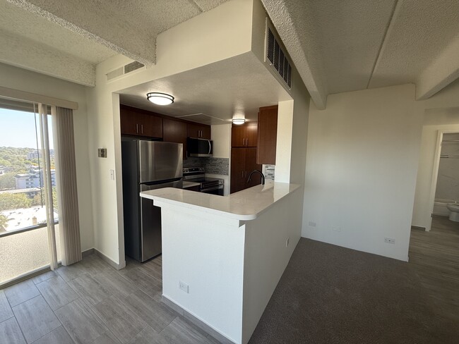 Quartz renovated kitchen - The Denver House