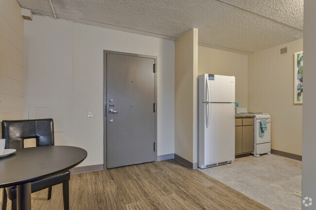 1BR, 1BA - 750 SF - Kitchen/Dining Area - Forest Green Manor - 62+ Senior Apartments