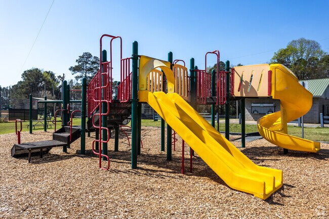 Morrow Lake City Recreation Park has a colorful playground for your children to play on.