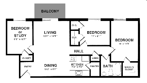 3BR/1BA - Roanoke Street Apartments