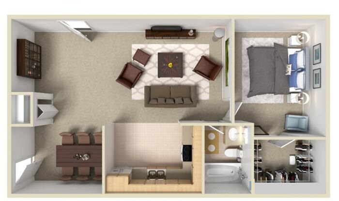 Weeping Cherry Village – 1 Bedroom Vintage