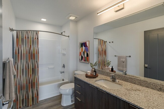 Modern Bathroom - Patina Flats at the Foundry Apartments