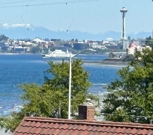 View from deck. - 2920 Alki Ave SW