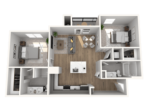 Interior Photo - Cascades at Onion Creek