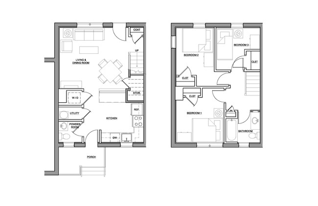 3 BR Townhouse - Lyon Homes Apartments & Townhomes