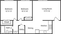 Classic 2BD/1BTH