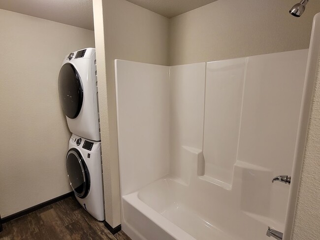 Studio Bathroom/Laundry Room - Johnson Ranch Apartments