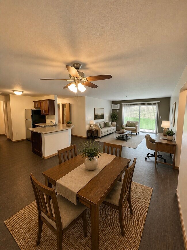3 habitaciones, 2 baños - Sala de estar - Elm Creek Commons