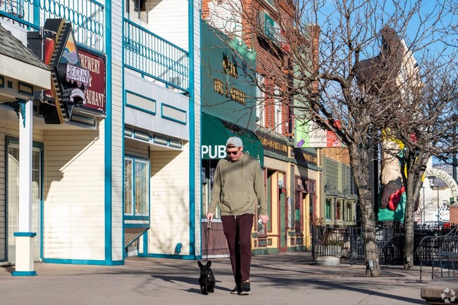 Downtown Sparks is a great place to take a walk with your dog and window shop.