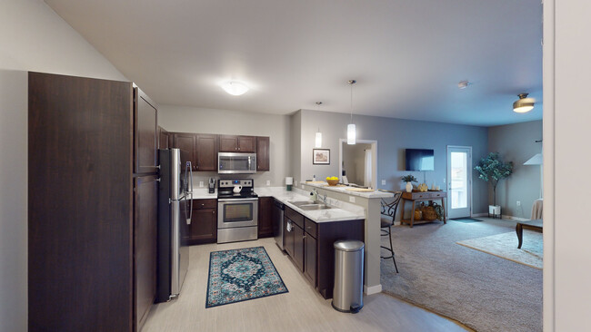 Large Kitchen Space - Graystone Heights Luxury Apartments