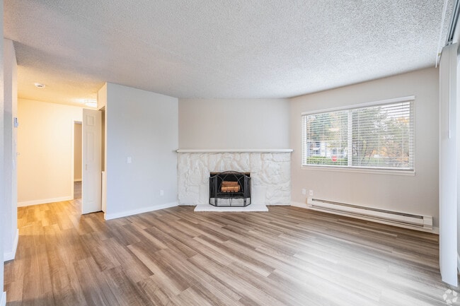 1 Bed 1 Bath - Living Room - Peak 88 Apartments