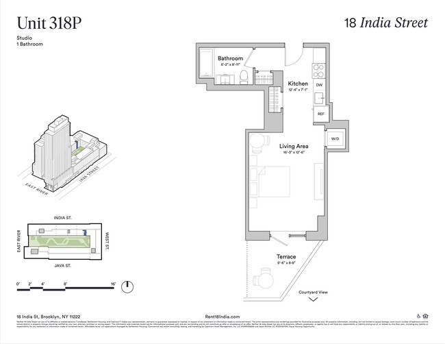 Plano de planta - 18 India St