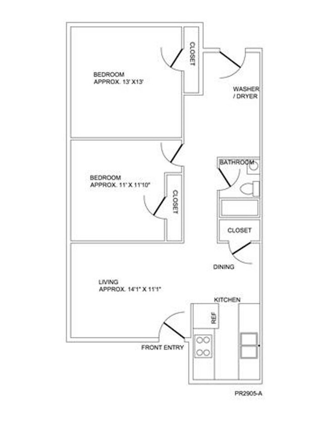 floor plan - 2903 Prairie Flower Cir