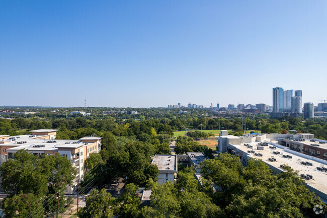 Aerial Photo - Barton Springs Apartments